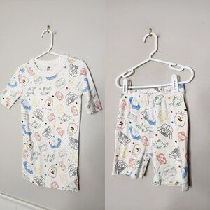 HANNA ANDERSSON White Star Wars Print Shorts Pajamas